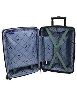 Pierre Cardin 4W Hardside Spinner suitcase 54cm MOSS