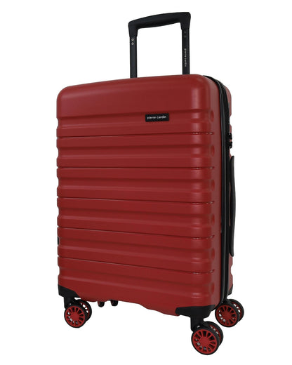 Pierre Cardin 4W Hardside Spinner suitcase 54cm RED