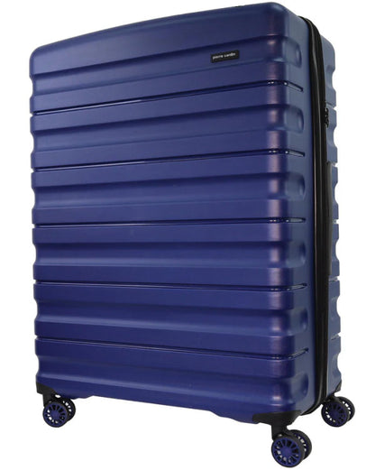 Pierre Cardin 4W Hardside Spinner suitcase 80cm BLUE