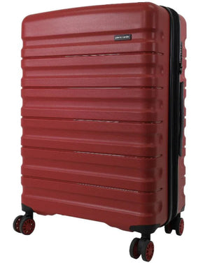Pierre Cardin 4W Hardside Spinner suitcase 80cm RED