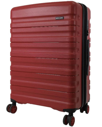 Pierre Cardin 4W Hardside Spinner suitcase 80cm RED