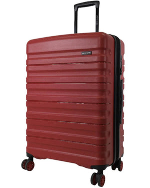Pierre Cardin 4W Hardside Spinner suitcase 80cm RED