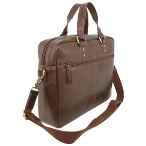 Pierre Cardin Leather briefcase PC3960 OAK