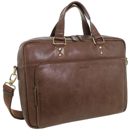 Pierre Cardin Leather briefcase PC3960 OAK