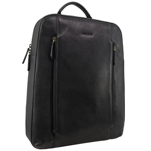 Pierre Cardin Leather backpack 3967 Black