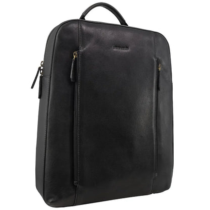 Pierre Cardin Leather backpack 3967 Black