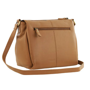 Pierre Cardin Leather Handbag 3968 Almond