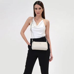 Pierre Cardin Leather Crossbody handbag 3970 Bone