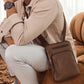 Pierre Cardin Leather shoulder bag 4006 Oak