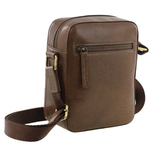 Pierre Cardin Leather shoulder bag 4007 Oak