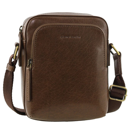 Pierre Cardin Leather shoulder bag 4007 Oak