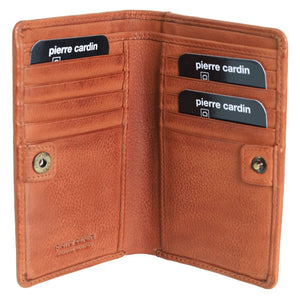 Pierre Cardin Ladies Bi-fold Small Wallet 4012 Cognac
