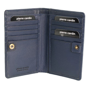 Pierre Cardin Ladies Bi-fold Small Wallet 4012 Navy
