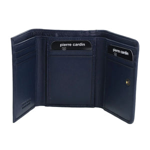Pierre Cardin Ladies Tri-fold Wallet 4013 Navy