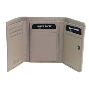 Pierre Cardin Ladies Trifold Wallet Taupe