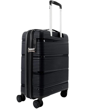 Pierre Cardin 4W Hardside Normandy Spinner suitcase 54cm Black