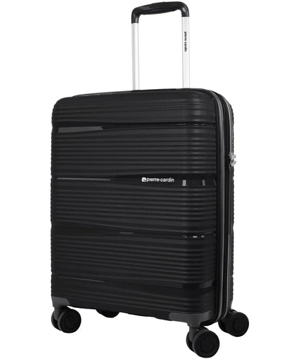Pierre Cardin 4W Hardside Normandy Spinner suitcase 54cm Black