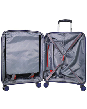 Pierre Cardin 4W Hardside Normandy Spinner suitcase 54cm Lilac