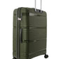 Pierre Cardin 4W Hardside Normandy Spinner suitcase 75cm Green