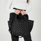 Pierre Cardin Quilted Puffer Tote Small PC4015 Black