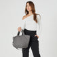 Pierre Cardin Quilted Puffer Tote Small PC4015 Grey
