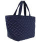 Pierre Cardin Quilted Puffer Tote Large PC4016 Navy