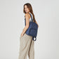 Pierre Cardin Quilted Backpack PC4025 Navy