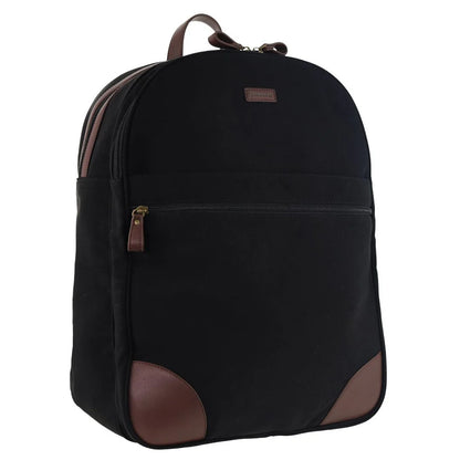 Pierre Cardin Canvas backpack 4027 BLACK