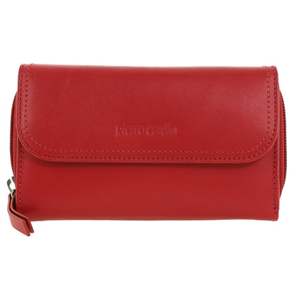 Pierre Cardin Ladies Tri-fold leather wallet 4028 Cherry