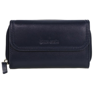 Pierre Cardin Ladies Tri-fold leather wallet 4028 Navy