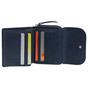 Pierre Cardin Ladies Tri-fold Small Wallet 4029 Denim