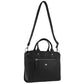 Pierre Cardin Leather Mini Tote Crossbody handbag 4042 Black