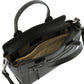 Pierre Cardin Leather Mini Tote Crossbody handbag 4042 Black
