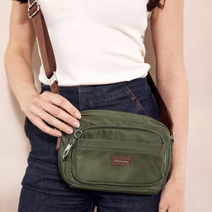 Pierre Cardin Anti-Theft Crossbody bag 4073 Olive