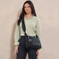 Pierre Cardin Anti-Theft Crossbody bag 4077 Black