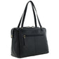 Pierre Cardin Leather Tote Handbag 4083 Black