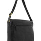 Pierre Cardin Leather Messenger briefcase 4084 Black