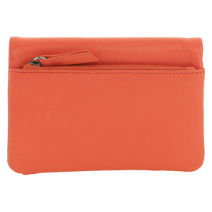 Pierre Cardin Ladies small leather wallet 4086 Tangerine