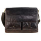 Pierre Cardin Leather Messenger briefcase 4092 Chocolate