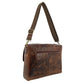 Pierre Cardin Leather Messenger briefcase 4092 Cognac