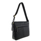 Pierre Cardin Leather Messenger briefcase 4094 Black