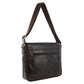 Pierre Cardin Leather Messenger briefcase 4094 Chocolate