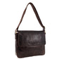 Pierre Cardin Leather Messenger briefcase 4094 Chocolate