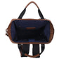 Pierre Cardin Nylon 2-tone Lite Backpack 4107 Black