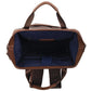 Pierre Cardin Nylon 2-tone Lite Backpack 4107 Chocolate