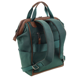 Pierre Cardin Nylon 2-tone Lite Backpack 4107 Olive