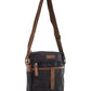 Pierre Cardin Canvas Shoulder bag 4134 Black