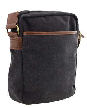 Pierre Cardin Canvas Shoulder bag 4134 Black