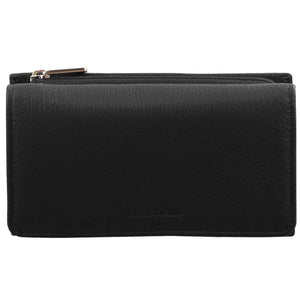 Pierre Cardin Ladies leather Tri-fold wallet 8876 Black