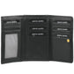 Pierre Cardin Ladies leather Tri-fold wallet 8876 Black